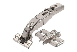 Blum Clip Top Overlay 125 Degree Blumotion Cabinet Hinge 71B7550D With Mounting Plate