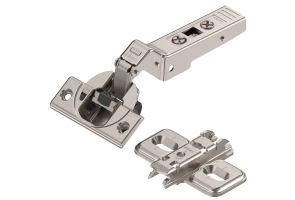 Blum Clip Top Overlay 95 Degree Blumotion Angled 30° Cabinet Hinge 79B9556 With Mounting Plate